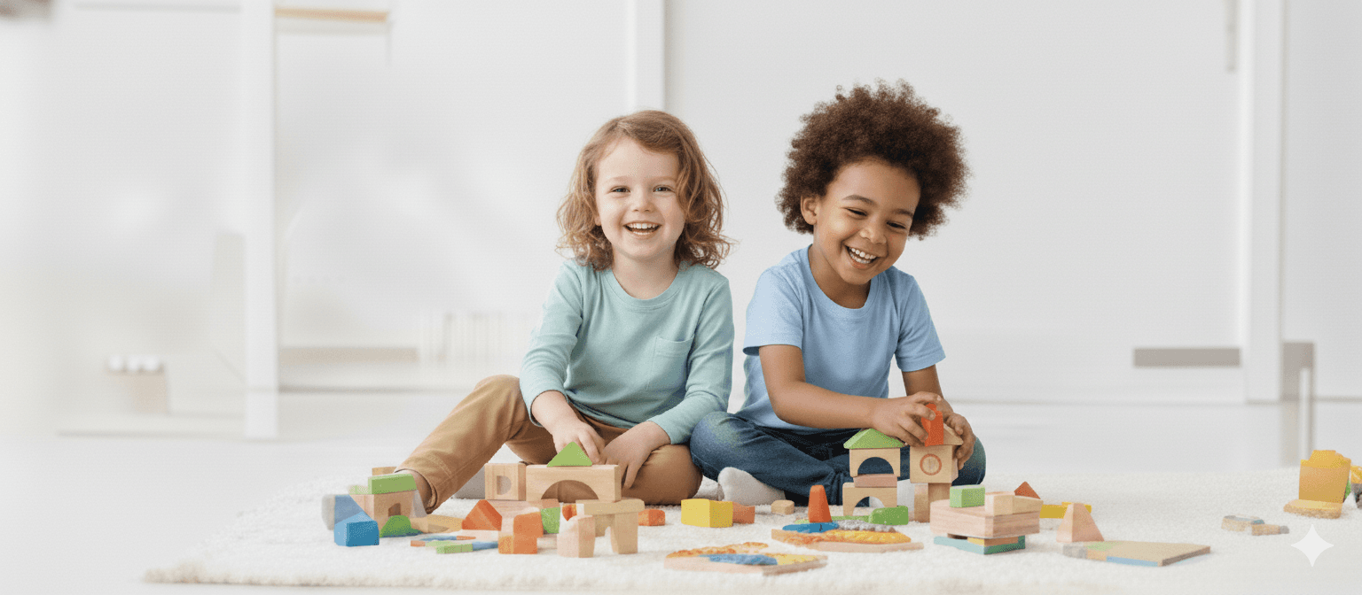 Enfants jouant - version mobile